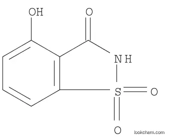 Molecular Structure of 80563-77-5 (4-hydroxy-1H-1,2-benzisothiazole-1,1,3(2H)-trione)
